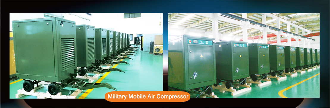 Compressore d'aria mobile militare